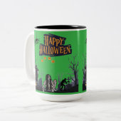 Witching Hour Whispers kelly green ツートーンマグカップ (正面左)