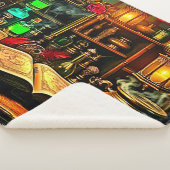 Witch's Altar Mystical Night Brew Design シェルパブランケット (3/4)