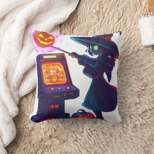 Witch's Arcade Night クッション (ブランケット)