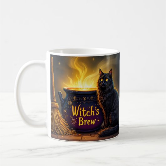 Witch's Brew Classic Mug, 11 oz コーヒーマグカップ (左)
