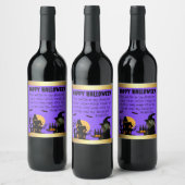 Witch's Brew: Spooktacular Custom Wine Labels! ワインラベル (ボトル)