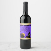 Witch's Brew: Spooktacular Custom Wine Labels! ワインラベル (正面)