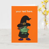 Witchyの魔法使い カード (黄色い花)