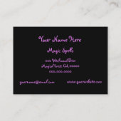 Witchy 名刺 (裏面)