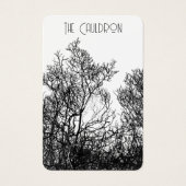 Witchy Black and White Earring Display (正面)