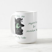 Witchy Brew:毎日の魔法のためのサッシーSips コーヒーマグカップ (正面左)