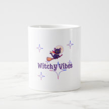 Witchy Cat Vibes – Cute Halloween Design