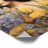 Witchy Celestial Poster Print | Dreamy Moon & Star ポスター (角)