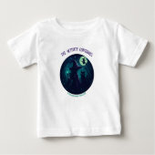 Witchy design on light kids clothes ベビーTシャツ (正面)