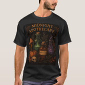 Witchy Midnight Apothecary Shirt – Potion & Herb S Tシャツ (正面)
