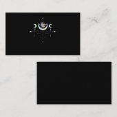 Witchy Pastel Goth Moon Cute 名刺 (正面/裏面)