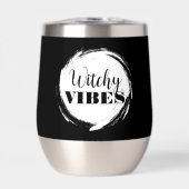 Witchy Personalized Halloween Party Black White (正面)