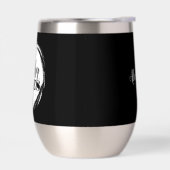 Witchy Personalized Halloween Party Black White (左面)