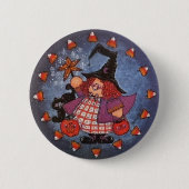 Witchy PooボタンPin 缶バッジ (正面)