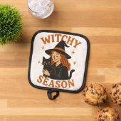 Witchy season 鍋敷き (トップダウン)