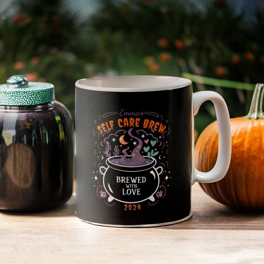 Witchy Self-Brew :カ気にスタマイズハロウィーン コーヒーマグカップ
