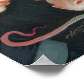 Witchy Sisters The Pet ART PRINT Halloween Dragon ポスター (角)