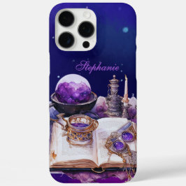 Witchy Vibes Spell Book Custom Name iPhone 16 Pro Maxケース