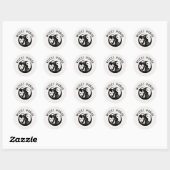 Witchy Woman 1-1/2" (sheet of 20) Stickers ラウンドシール (シート)
