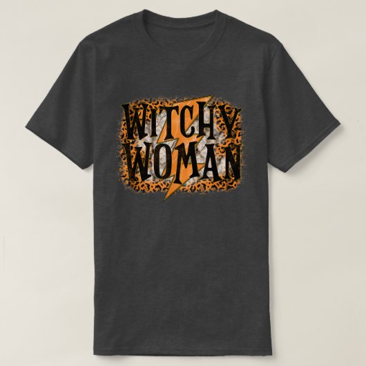 Witchy Woman Witch Wiccan and Pagan Gifts hallowe Tシャツ (デザイン正面)