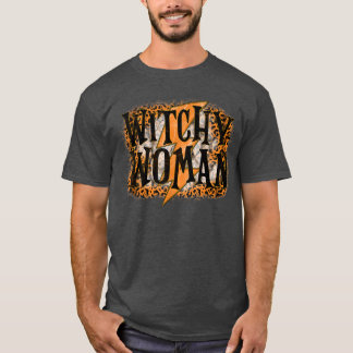Witchy Woman Witch Wiccan and Pagan Gifts hallowe Tシャツ