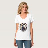 "Witchy Wonders" Halloween Crystal Ball Shirt Tシャツ (正面フル)
