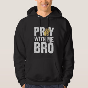 With 祈 Me Bro -キリスト教信仰イエス パーカ