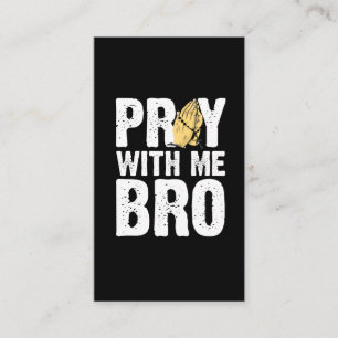With 祈 Me Bro -キリスト教信仰イエス 名刺