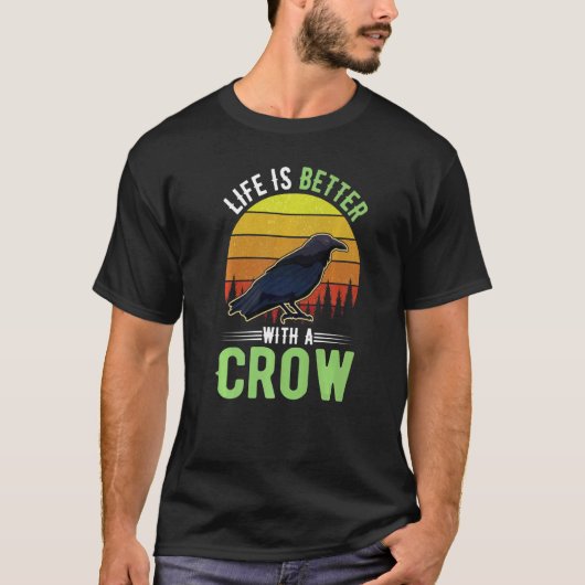 with a Crow Raven Tシャツ (正面)