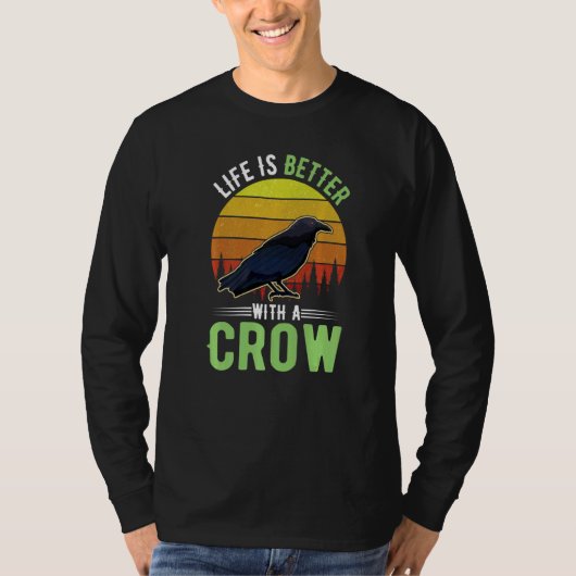 with a Crow Raven Tシャツ (正面)