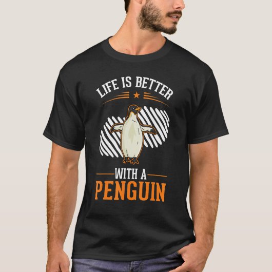 with a Penguin 1 Tシャツ (正面)