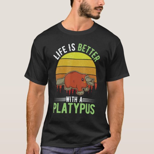with a Platypus 1 Tシャツ (正面)