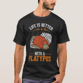 with a Platypus Tシャツ (正面)