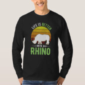 with a Rhino Tシャツ (正面)