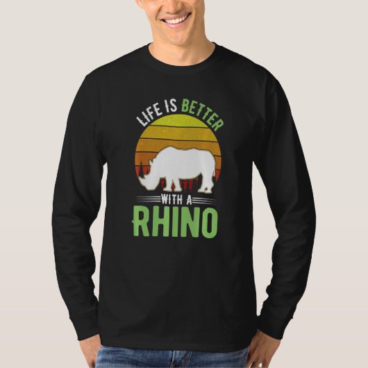 with a Rhino Tシャツ (正面)