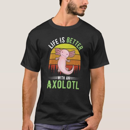 with an Axolotl Tシャツ (正面)