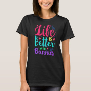 With Bunnies Pet Rabbit Bunny Graphic 1 Tシャツ