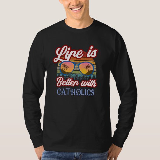 with Catholics Traditional Catholic Prayer Tシャツ (正面)