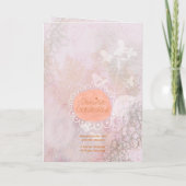 With Deepest Sympathy Abstract Greeting Card カード (裏面)