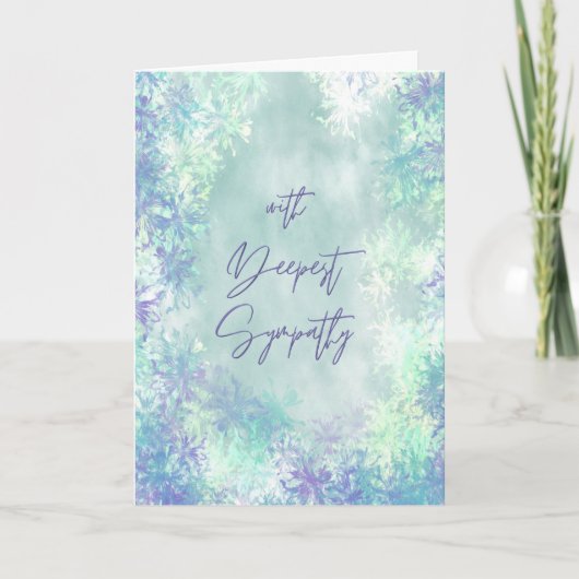 With Deepest Sympathy Card カード (正面)