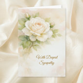 With Deepest Sympathy Faith Condolence カード