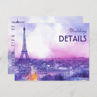 With DETAILS Amour Éternel à la Parisienne エンクロージャーカード