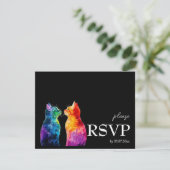 With dietary requirements. A Rainbow Love budget 出欠カード (スタンド正面)