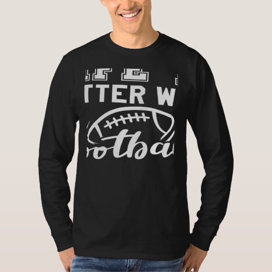 with Football Cool Game Day Football 1 Tシャツ (正面)