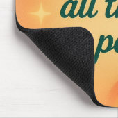 with God all things are possible Christian faith マウスパッド (コーナー)