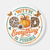 With God Everything Is Possible  マグネット (正面)