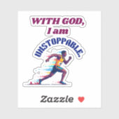 With God, I'm Unstoppable シール (シート)