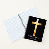 With God Spiral Notebook Journal ノートブック (内部)