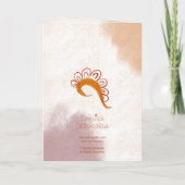 With Gratitude Always Caramel Thank You Card カード (裏面)