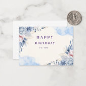 With Heartfelt Thanks ノートカード (正面/裏面インサイチュ)